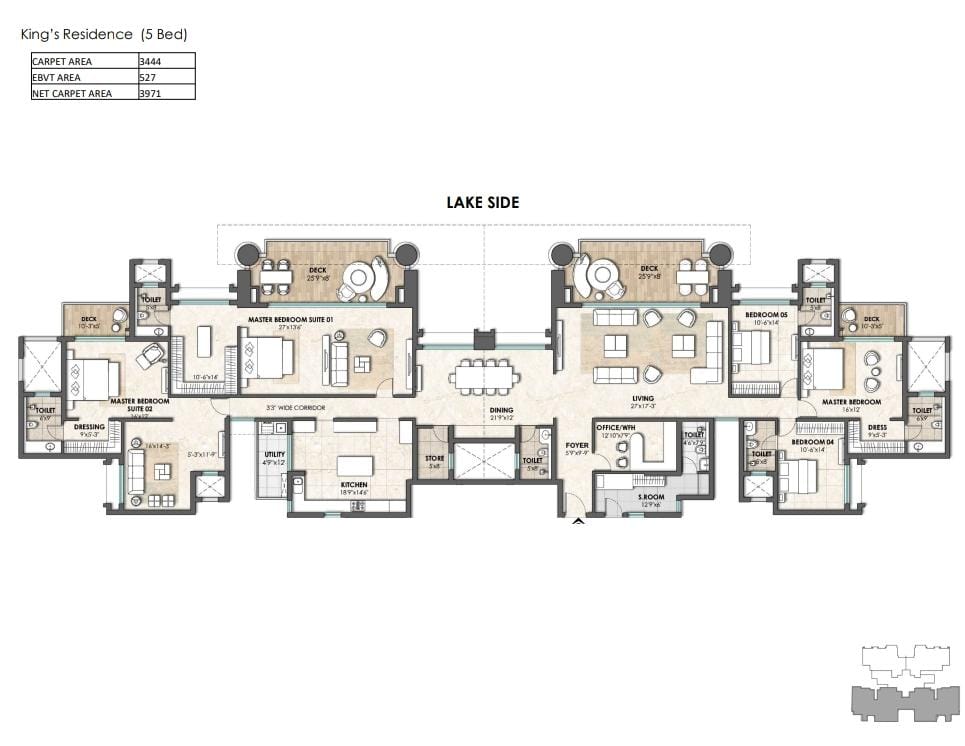 5 Bed King's Residence